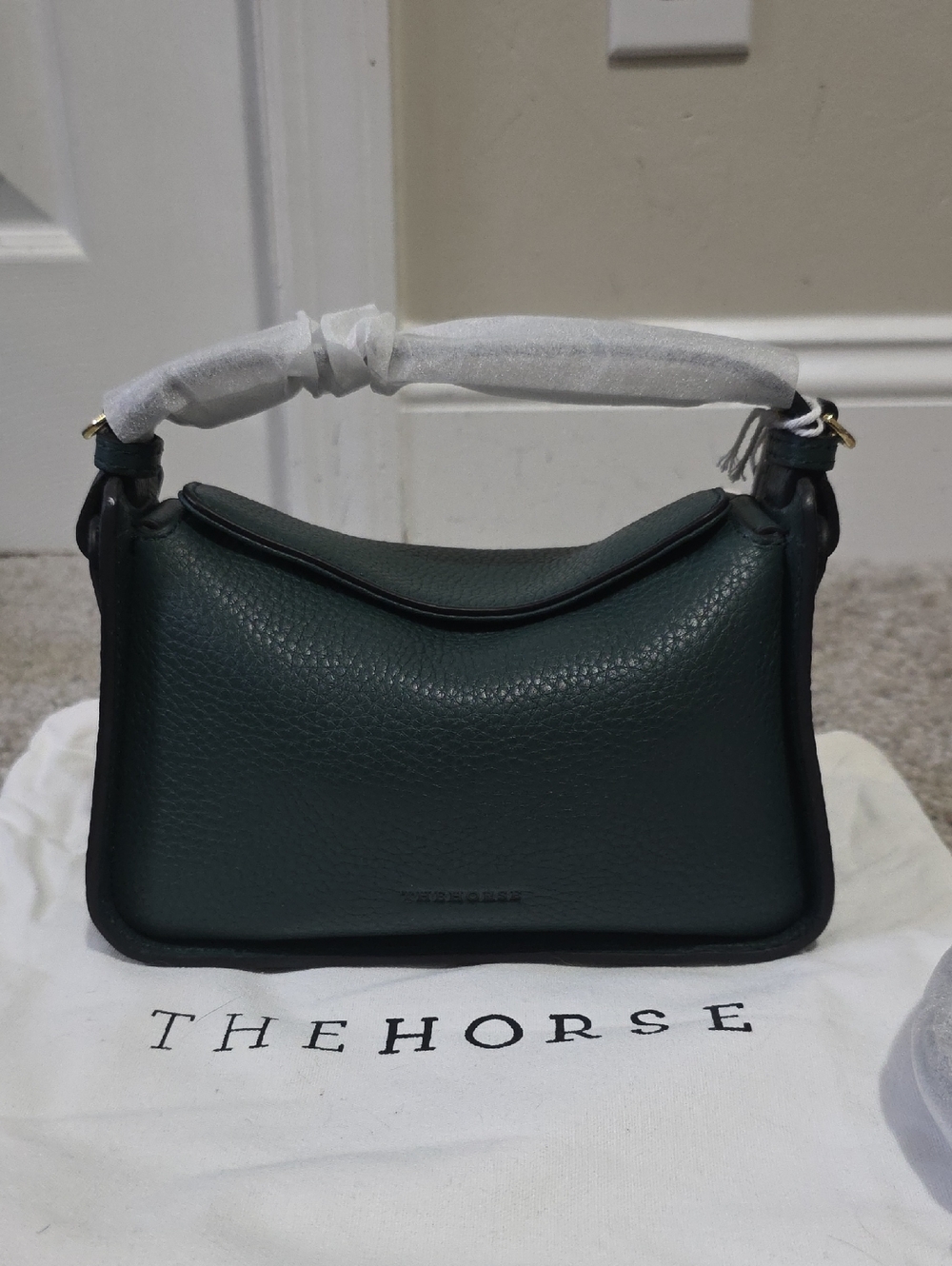 The Horse Mini Clementine Bag in Pine Leather Limited Edition